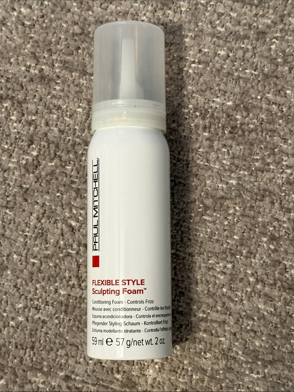 Paul Mitchell Flexible Style Sculpting Foam — White with Red Accent